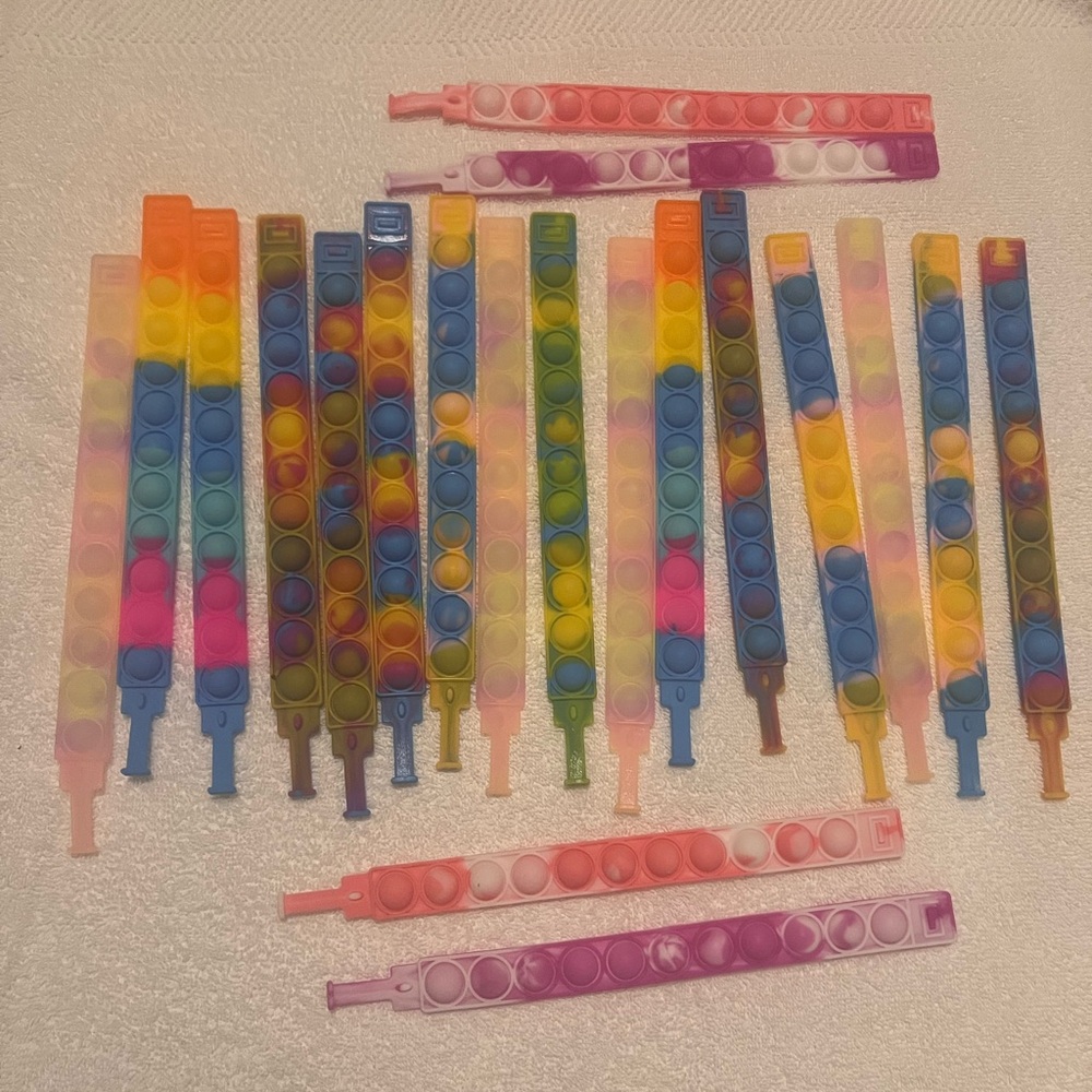 20 NEW FIDGET POP BRACELETS